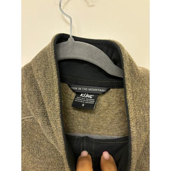 Kuhl Brown Oatmeal Interceptr Fleece Mens Full Zip Jacket - Picture 4 of 5